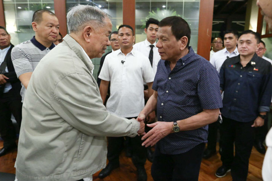 Duterte visits John Gokongwei, Bong Tan wakes 3