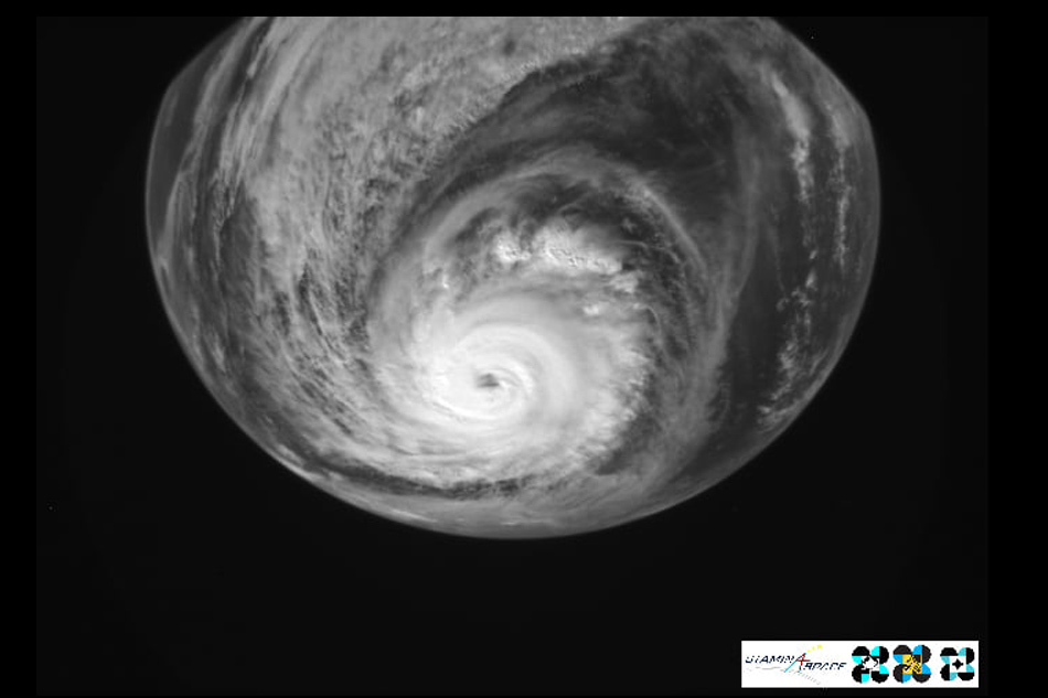 LOOK: PH satellite captures image of Typhoon Tisoy from space
