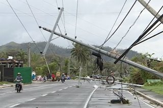 Parts of Luzon, Visayas left without power due to typhoon Tisoy