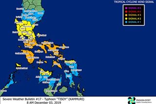 Evacuations, suspended trips as southern Luzon braces for Tisoy
