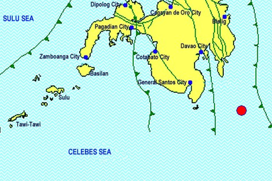 5.7-magnitude quake hits Davao Occidental