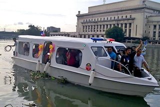 Pasig River ferry revival has a new enemy: Water lilies