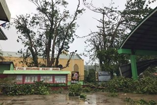 IN PHOTOS: Typhoon Ursula makes landfall in Salcedo, Eastern Samar