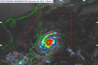 Typhoon Ursula slightly intensifies as it threatens Tacloban, Palo in Leyte