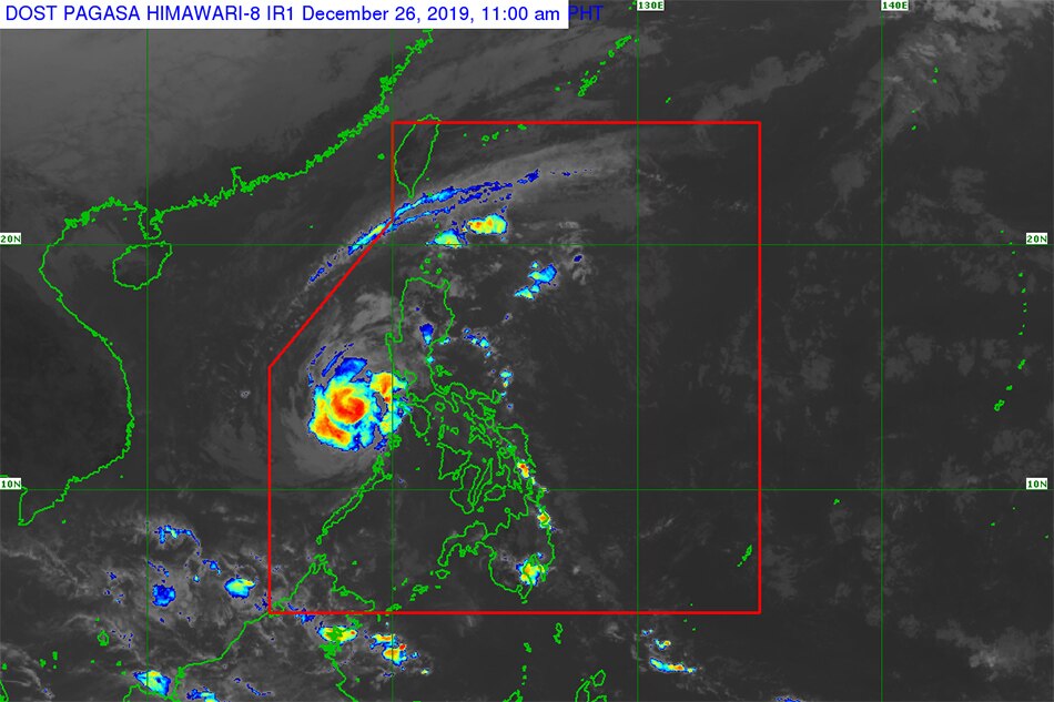 Ursula moves over West PH Sea, to dampen Calamian Islands 1
