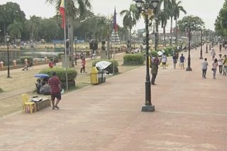 Rizal Park muling binuksan pero picnic, pagtambay bawal pa rin