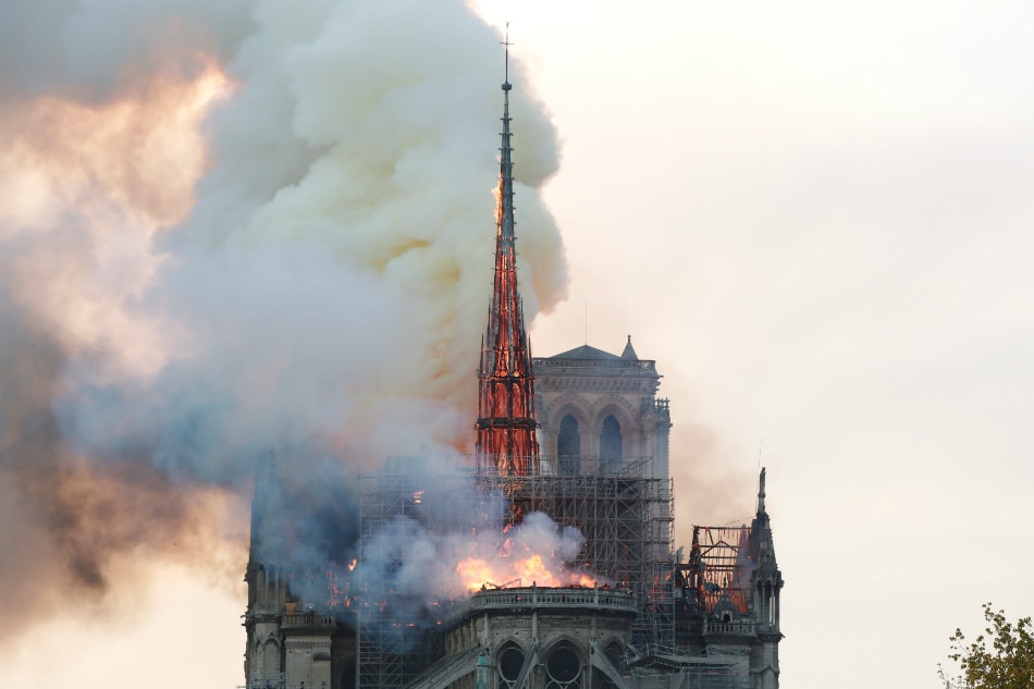 Fire devastates Notre-Dame Cathedral in Paris 1