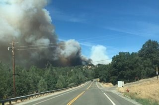 Homes, college evacuated as wildfire erupts in Northern California