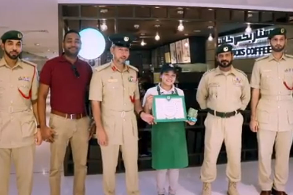 WATCH Honest Pinay worker honored by Dubai police ABS-C photo