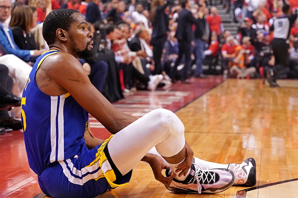 Durant's shock injury exit stuns NBA Finals rivals | ABS ...