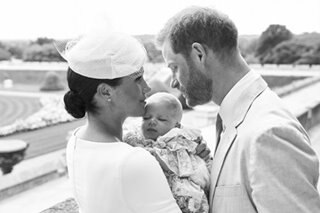 Prince Harry and Meghan's son Archie christened in private service