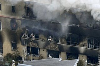 Japan police raid arson attack suspect's residence