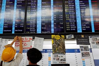 Flights resume at Hong Kong airport after protest shutdown
