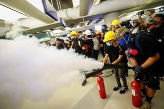 HK protesters clash with police, angry at lack of prosecutions after subway mob attack
