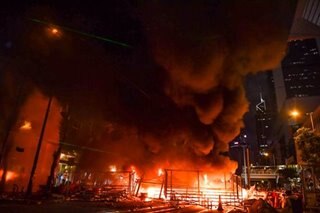 Hong Kong is on fire