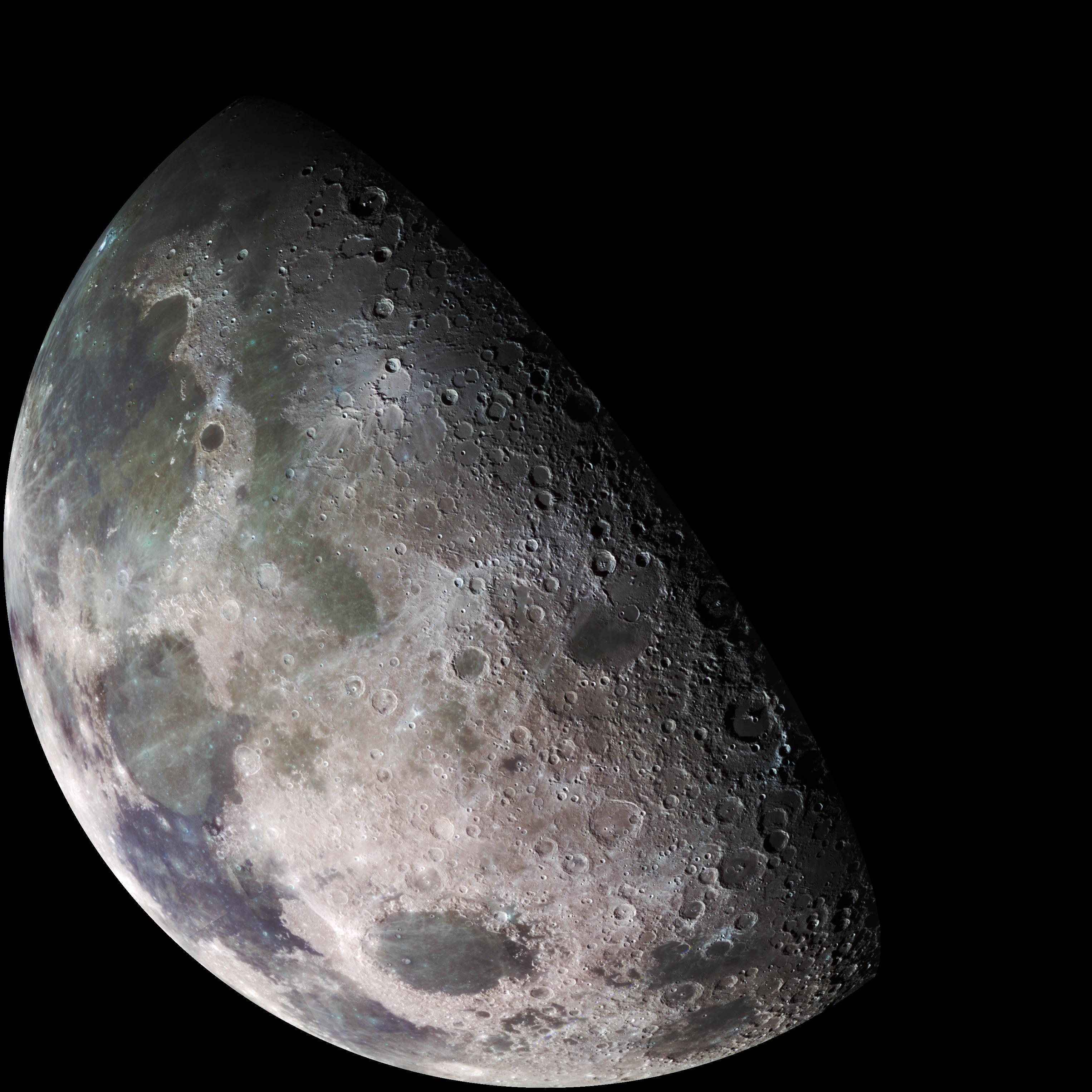 Earth's moon. Image by NASA, JPL,USGS