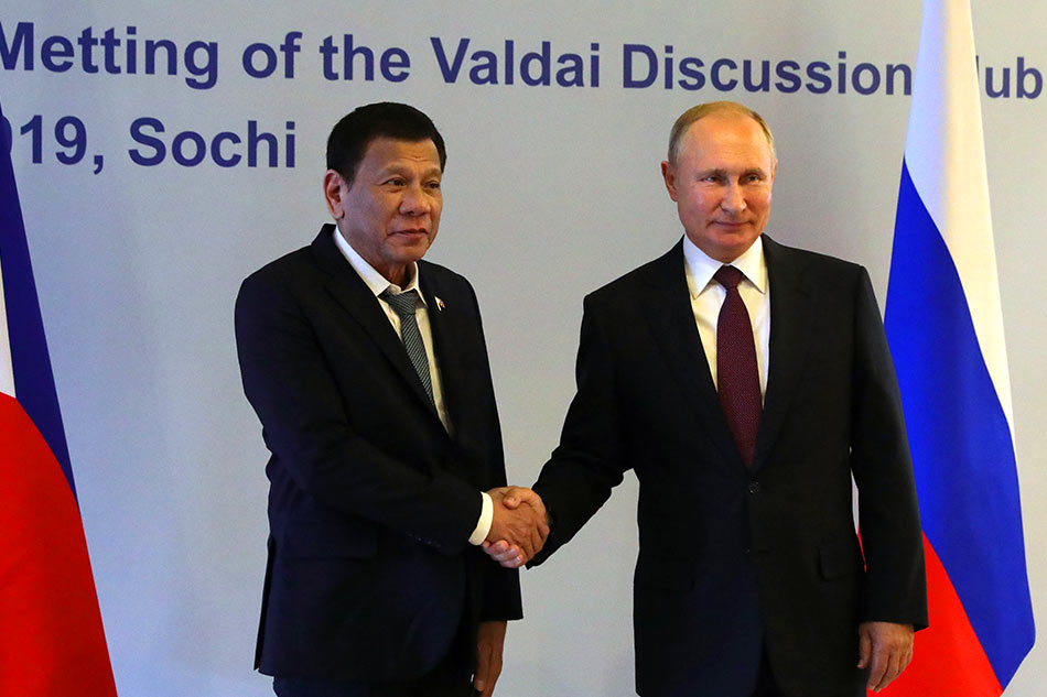Duterte meets Putin, reaffirms ties with Russia 1