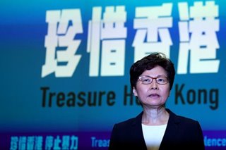 HK chief says opponents of security law are 'enemy of the people'