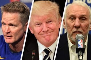 Trump criticizes Kerr, Popovich for China reactions
