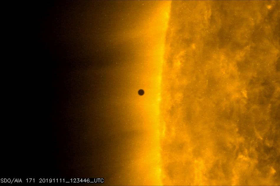 LOOK: NASA captures Mercury in transit