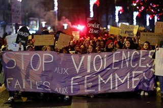 Thousands rally worldwide against abuse of women