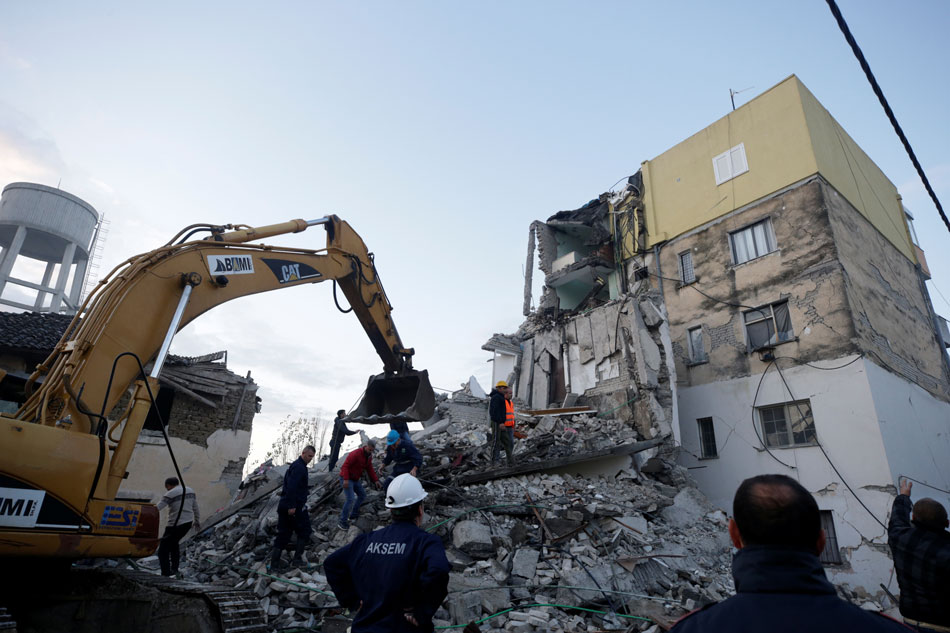 4 dead, buildings down as strongest tremor in decades rocks Albania ...