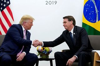 Brazil's Bolsonaro backs Trump amid US-Iran tensions