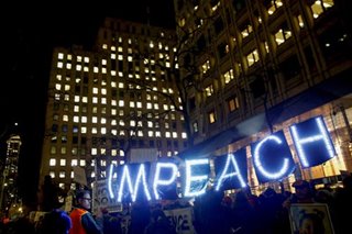 Protesters call for Trump’s impeachment