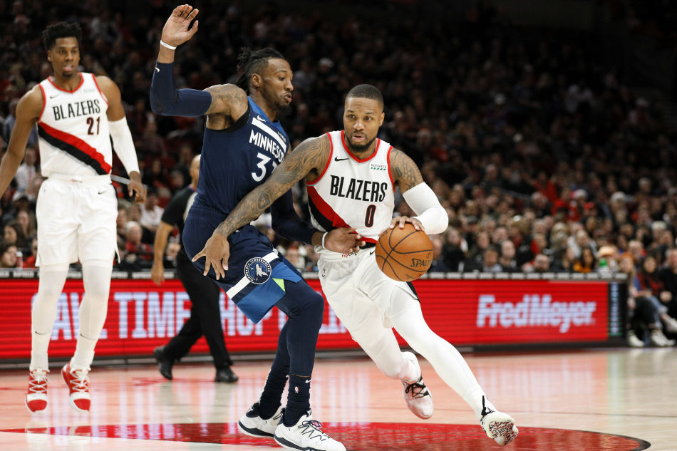 NBA: Lillard leads Trail Blazers past Timberwolves | ABS-CBN News