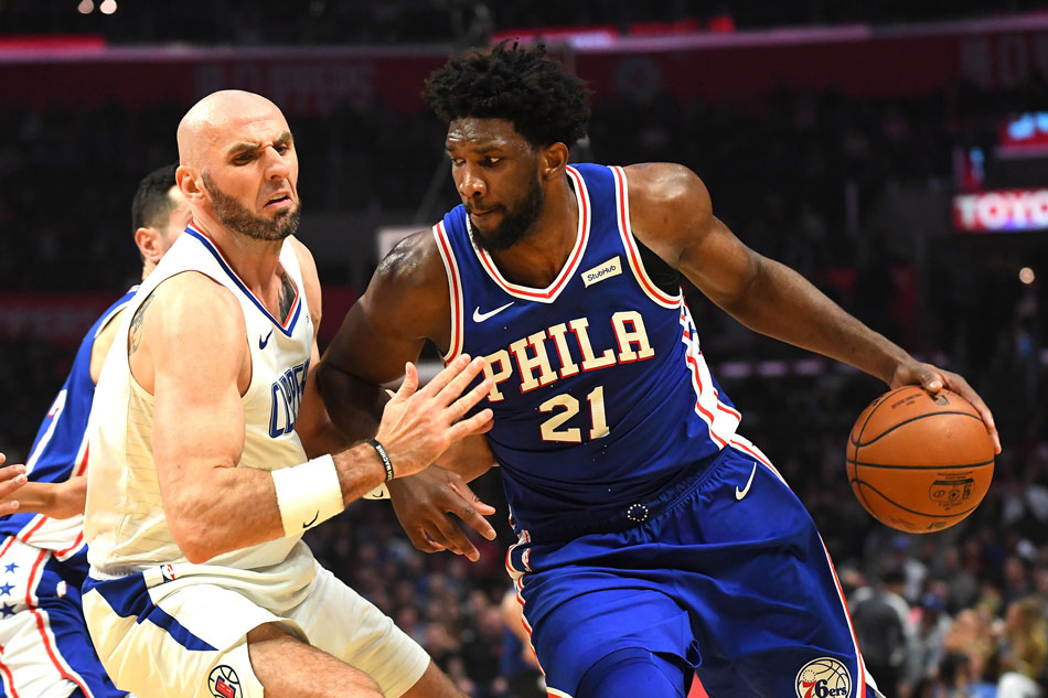 Embiid returns in big way, boosts 76ers over Clippers | ABS-CBN News