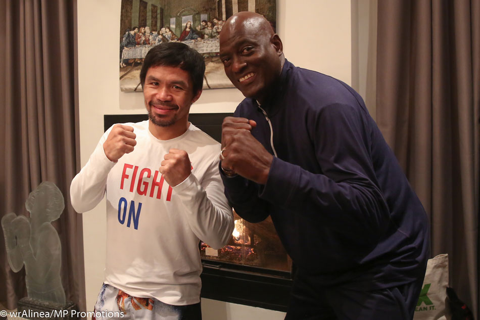 Pacquiao, Mayweather cross paths at National Basketball Association game Pacquiao, Mayweather cross paths at National Basketball Association game