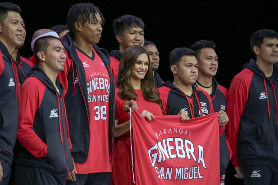 PBA Ginebra inspired by Pia Wurtzbach in opening game ABSCBN News