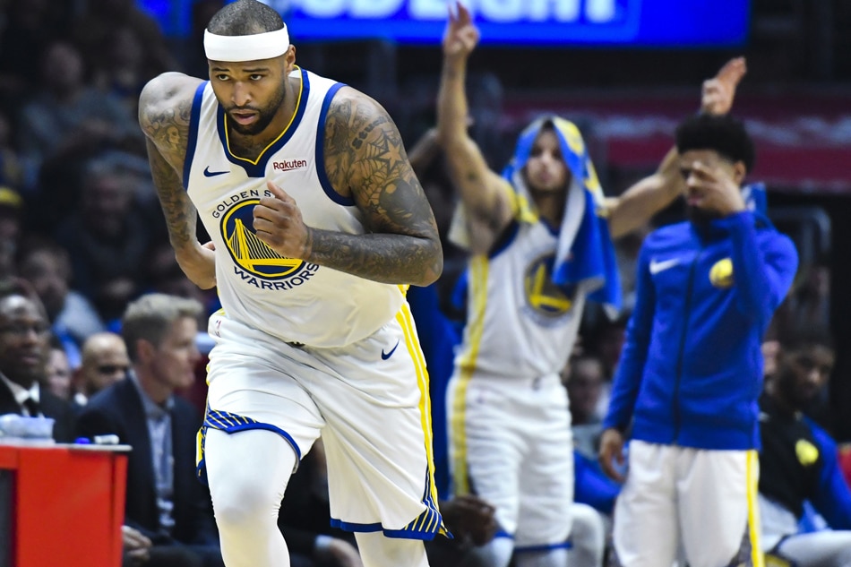 Image result for demarcus cousins warriors usa today