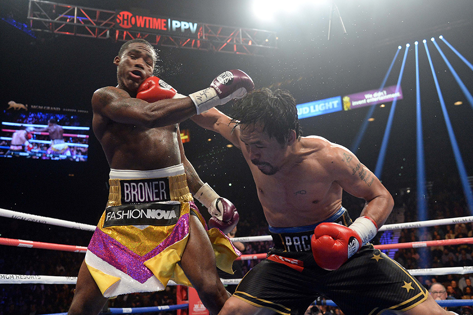 40 is the new 20 Pacquiao  outpoints Adrien Broner  to 