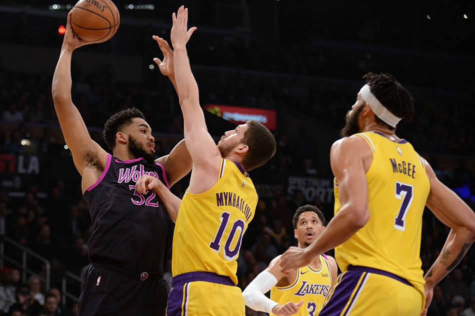 NBA: Towns, Timberwolves take down Lakers | ABS-CBN News