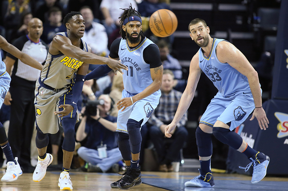 Resultado de imagen de grizzlies 106-103 pacers