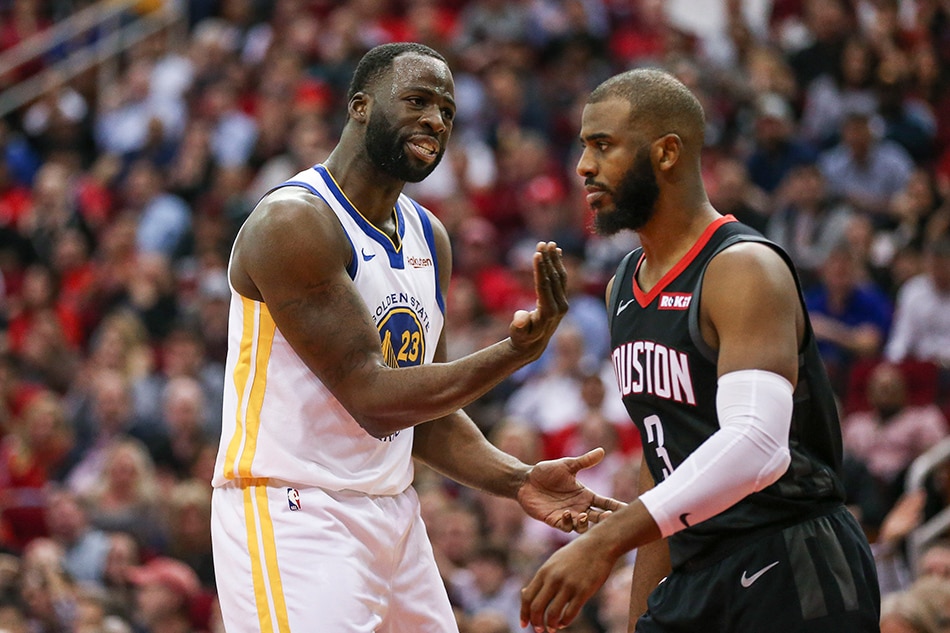 NBA Warriors hold on, snap Rockets' 9game win streak ABSCBN News