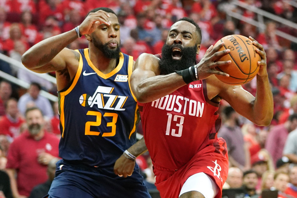 Nba Behind Harden S Triple Double Rockets Rout Jazz Again Abs Cbn News