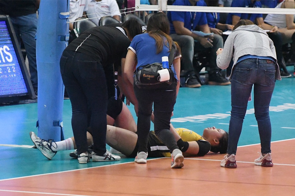 UAAP: Lady Eagles join UST community in praying for Eya Laure’s recovery 1