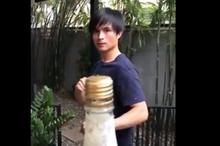 WATCH: Pinoy taekwondo champ Japoy Lizardo takes on #BottleCapChallenge