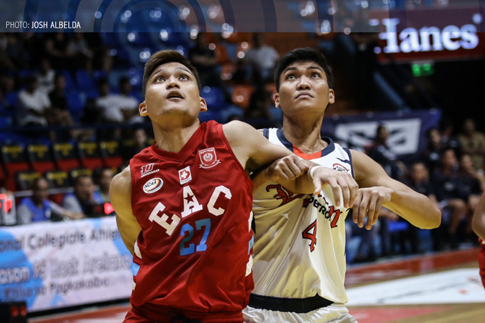 NCAA: Ular saves the day as Letran slips past EAC 1