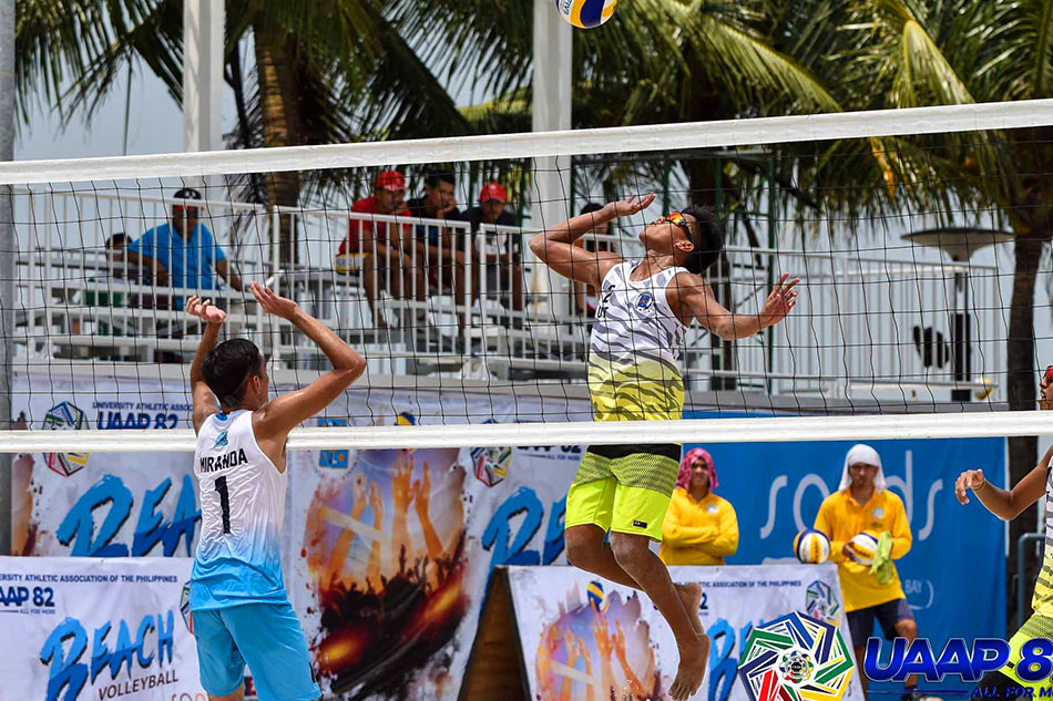 UAAP 82: UST, FEU stay perfect in men&#39;s beach volleyball 1