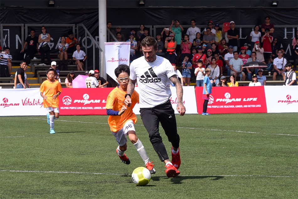 David Beckham visits Manila for football clinic | ABS-CBN News