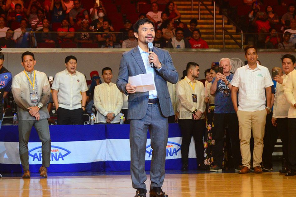 Pacquiao: Foreign syndicate behind game-fixing scheme in MPBL 1