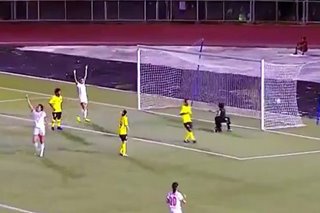 WATCH: Malditas’ Sarina Bolden erupts in the 1st half with hat-trick