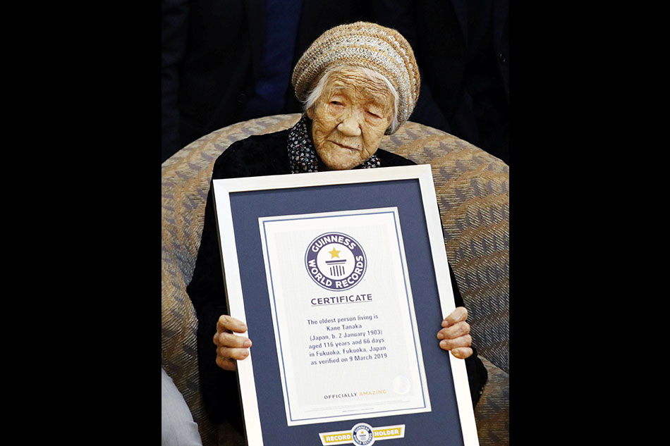 Japanese woman is world's oldest living person at 116 | ABS-CBN News