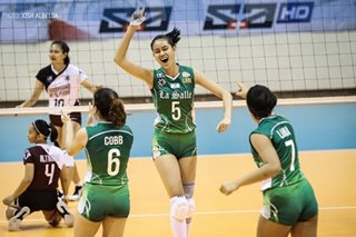 UAAP: La Salle's Clemente works on service game, silences bashers