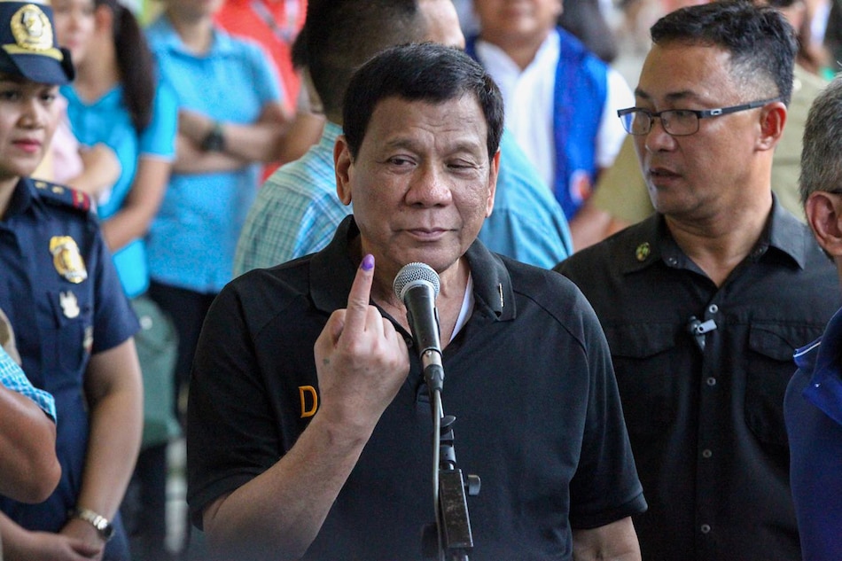 Duterte says vote buying &#39;integral&#39; part of elections 1