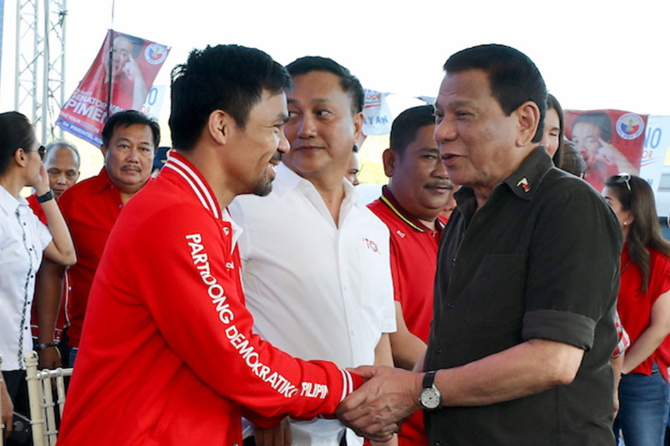 Pacquiao tells Duterte: My stance on West PH Sea reflects sentiment of Filipino majority 1