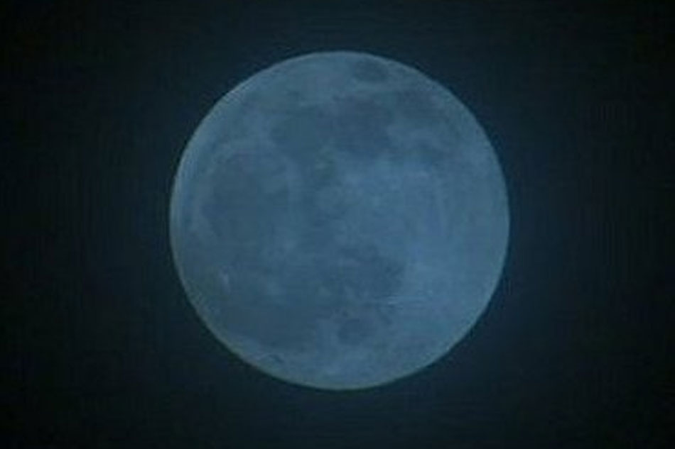 Seasonal blue moon rises Sunday 1